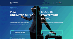 Desktop Screenshot of gb.napster.com